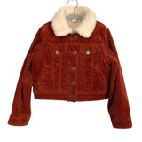 Cat & Jack Brown Corduroy Fleece Lined Jacket- Size S (6/6x, we have matching girl's jacket)