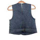 Lulus Denim Sleeveless Keyhole Back Top- Size S