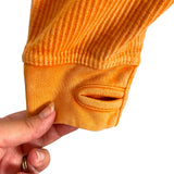 No Brand Orange Ribbed Volunteers Sweatshirt- Size M (Sold Out Online!)