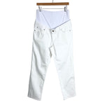 Gap Maternity White Adjustable Waist Jeans- Size 30/10 (see notes, Inseam 26”)