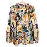 MOXY Collective Exclusively for Maeve Floral Linen Button Up Top- Size 1X (sold out online)