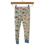 Caden Lane Beige Fishing Print Two Piece Pajamas- Size 3T (see notes, sold as a set)