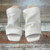 Beautiisoles Cream Leather Shoes- 7 (see notes)