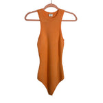 Abercrombie & Fitch Peach Knit Tank Thong Bodysuit- Size S