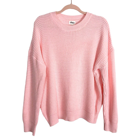 Pulse Light Pink Chunky Knit Sweater- Size S