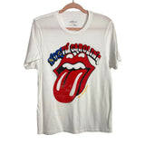 The Rolling Stones White Logo North Carolina Tee- Size S