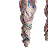 Chaser Multi-Color Paint Splatter Peplum Top and Cinched Pants Set- Size 6Y (see notes, sold as a set, we have matching girl's set)