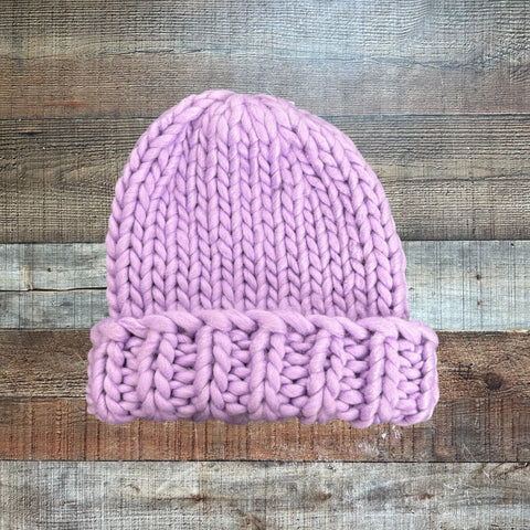 Trouve Purple Beta Beanie NWT