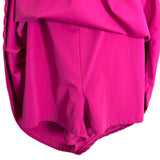 No Brand Fuchsia with Built In Shorts Athletic Dress- Size L