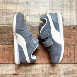 Puma Gray Suede Velcro Sneakers-Size 12C (see notes)