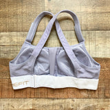 Shefit Purple High Impact with Zipper Front and Adjustable Straps Ultimate Sports Bra- Size S