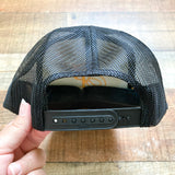 Otoo Black and Gold Mesh Back Adjustable Trucker Hat- One Size Fits Most (see notes)