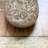 Nicola Bathie x Edgehill Collection Gold Glitter T-Bar Flats- Size ~12 (see notes)