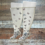 Bella Belle Viral Butterfly Mesh Over the Knee Boots- Size 7 (Sold Out Online! See notes)