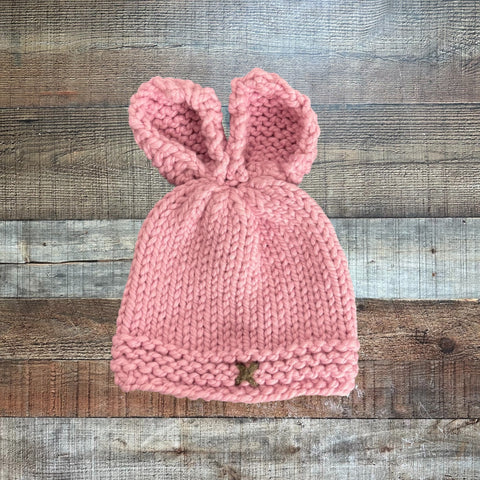 No Brand Pink Bunny Ears Kids Hat