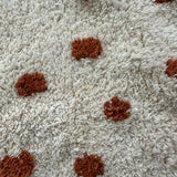 No Brand (Ebb & Thread) Cream and Brick Polka Dot Pillow Cover (see notes)