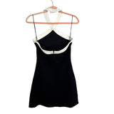 ACOA Black/White Halter Dress - Size S