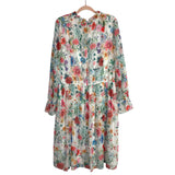 Gibson Latimer White Floral Dress- Size XXL