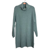 Abercrombie & Fitch Light Blue Turtleneck Sweater Dress - Size XL