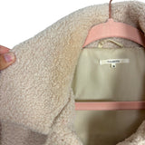 Tularosa Cream Sherpa Snap Front Shacket - Size M (See Notes)