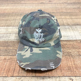 District Camo Distressed Happy Grove Baseball Cap