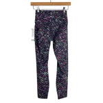 Lululemon Purple/Pink/Blue Floral Print Wunder Under High Rise Leggings NWT- Size 4 (Inseam 25")