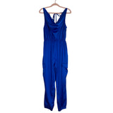 DO+BE Blue Satin Jacinta Cowl Neck Jumpsuit NWT- Size S