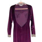 Rachel Allan Prima Donna Velvet Rhinestone Choker and Cuffs Exposed Back Dress- Size 2 (see notes)