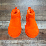 UGG Neon Orange Booties- Size 7