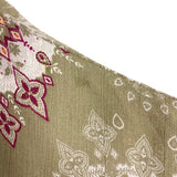 Altar'd State Olive/Berry Patterned with Back Tassel Kimono- Size S/M (see notes)