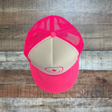 Otto Hot Pink Mesh Adjustable Hat- Youth Size