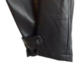 Pistola Black Faux Leather Pants- Size 29