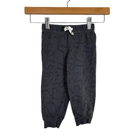 Carter's Grey Airplane Joggers - Size 18M (See Notes)