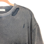 We The Free Black Distressed Top - Size S