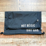 Beis Two Pack Small and Medium Black Drawstring Bags