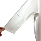 Spanx White Exposed Seams Sweatshirt- Size M (see notes)