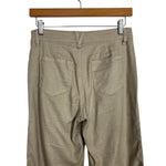 Level 99 Tan Linen Wide Leg Pants - Size 24 (Inseam 24")