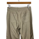 Level 99 Tan Linen Wide Leg Pants - Size 24 (Inseam 24")