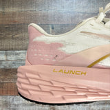 Brooks White/Pink Launch Sneakers - Size 8 (See Notes)