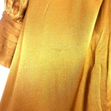 House of Harlow 1960 Golden Zippered Sleeve Wrap Dress- Size S (see notes, sold out online)
