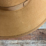 No Brand Camel Belted Wool Wide Brim Hat (See Notes)