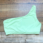 Pretty Little Thing Neon Green One Shoulder Bikini Top NWT- Size 16 (US12, see notes, we have matching bottoms)