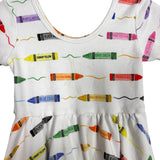 Nola Tawk Crayon Print Dress- Size 3T (see notes)
