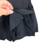 Maacie Black with Inner Shorts Maternity Yoga Shorts- Size S