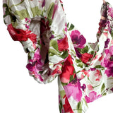 Abercrombie & Fitch Floral Wire U-Ring Cropped Top NWT- Size L (we have matching skirt)