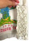 Trunk Ltd. Allman Brothers Band with Crochet Side Detail Sleeveless Tee- Size S (see notes)