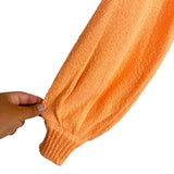 Show Me Your Mumu Orange Knit Front Pocket Cardigan- Size S