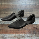 Vince Black Leather Darlington Flats - Size US 6M