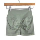 VertVie Sage V Crossover Waist with Cinched Butt Biker Shorts NWT- Size S
