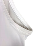 Lululemon White with Pinhole Waist Cropped Tank- Size ~M (see notes, no size tag, fits like a medium)